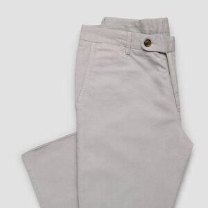 Spier & Mackay Light Gray Garment Dyed Chino Size 28x32 Extra Slim